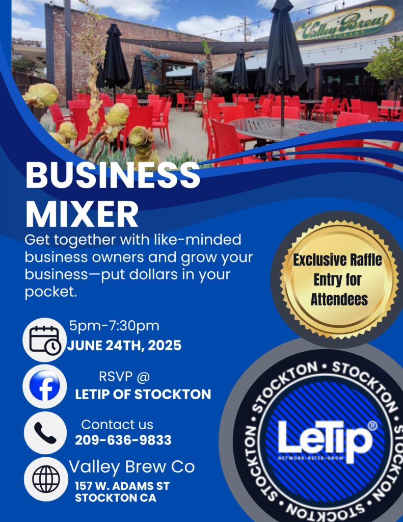 Summer Networking Mixer 2025 | LeTip of Stockton